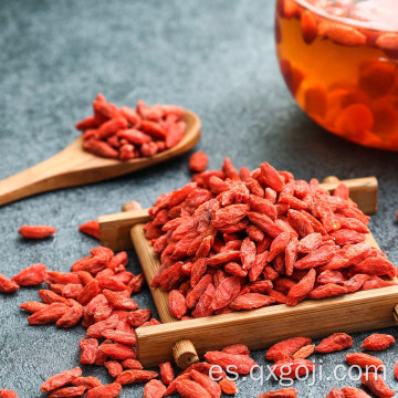 Vitamina C en bayas de goji para ojos y piel